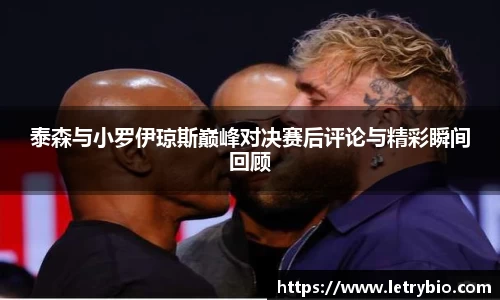 泰森与小罗伊琼斯巅峰对决赛后评论与精彩瞬间回顾
